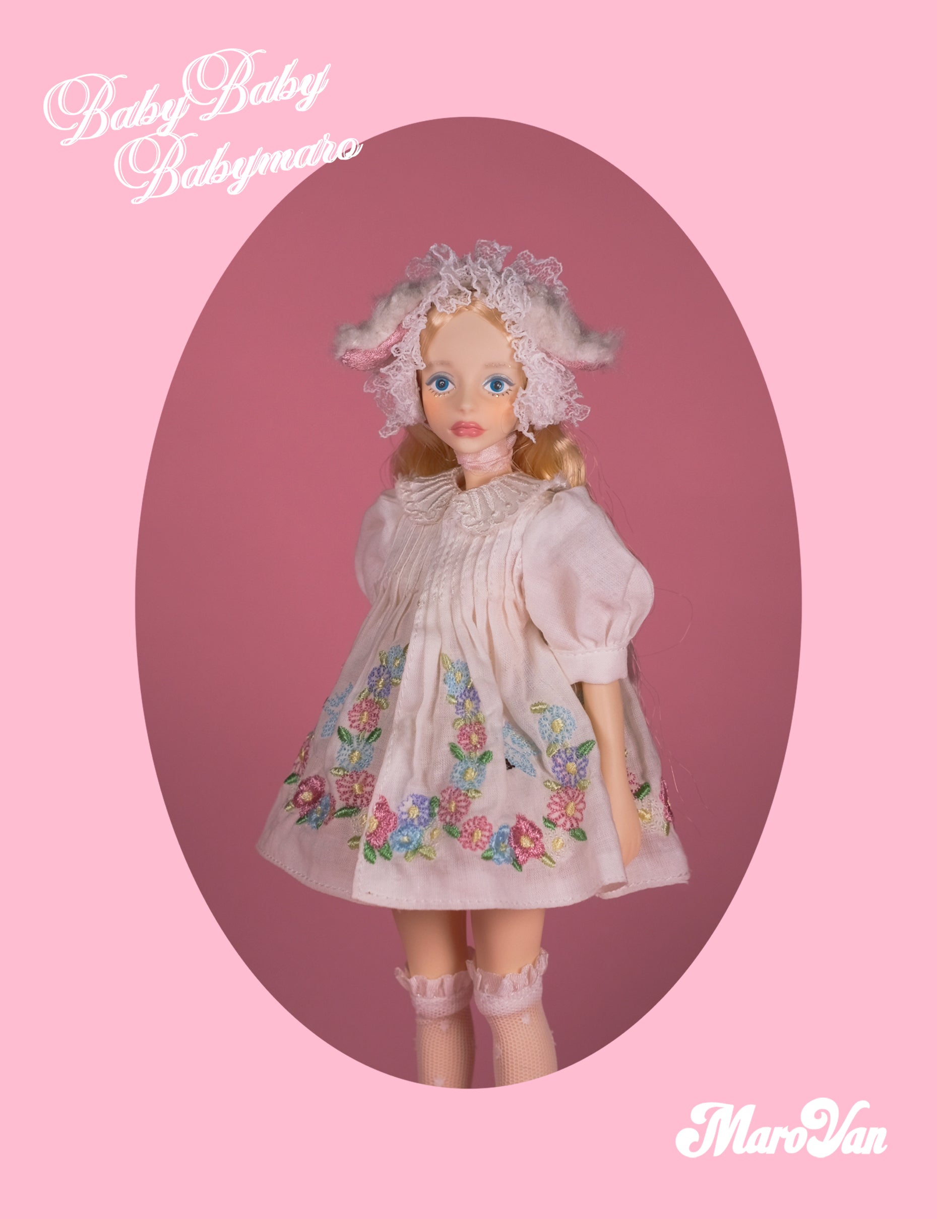 🧸Babymaro🧸 Day02 lamb embroidery skirt