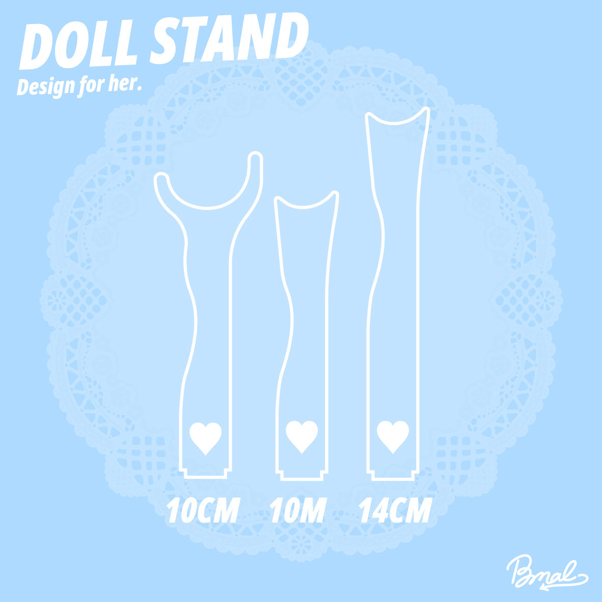 🔥BMAL🔥Love Lace Doll Stand 1