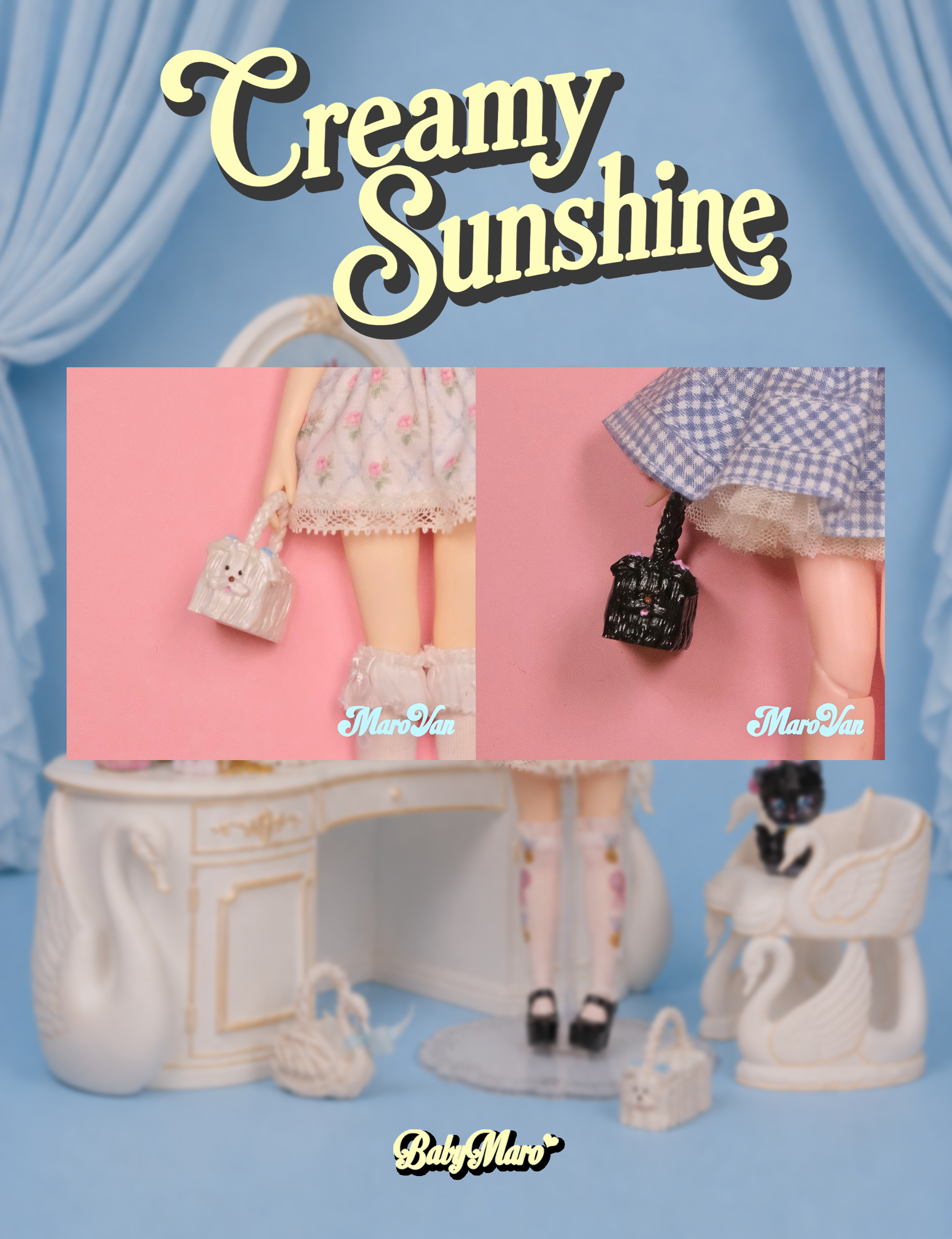 July 19, 12:00 JST OPEN 🦢Creamy Sunshine🦢Cream Puppy Basket Pre-Order Scheduled to ship by the end of November 2026.