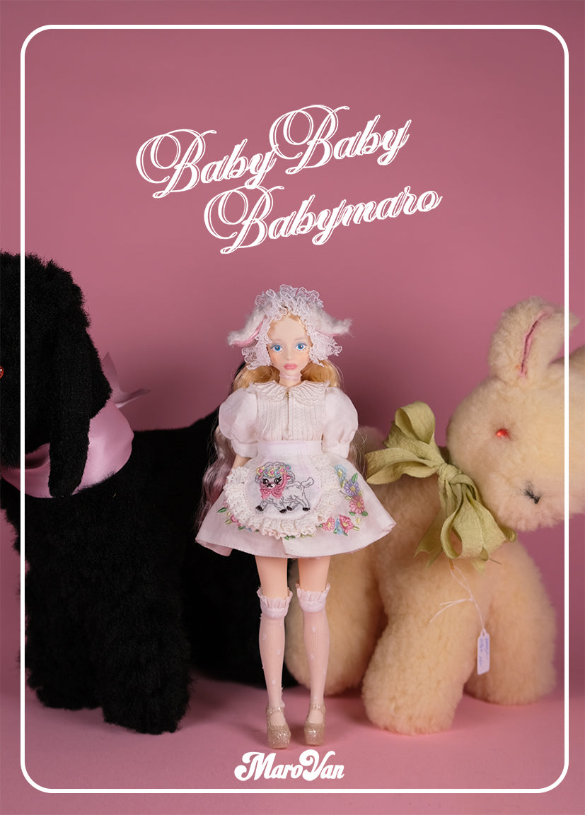🧸Babymaro🧸 Day02 lamb embroidery skirt