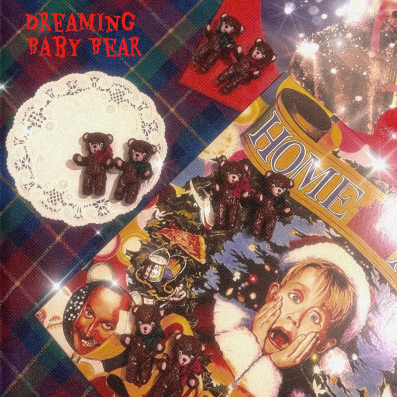 🧸 Handmade Dreaming Baby Bear Keychain 🧸