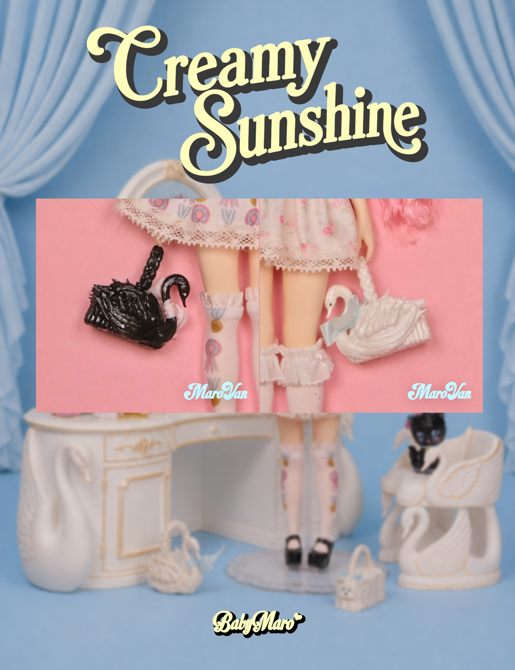 July 19, 12:00 JST OPEN 🦢Creamy Sunshine🦢Cream Swan Basket Pre-Order Scheduled to ship by the end of November 2026.