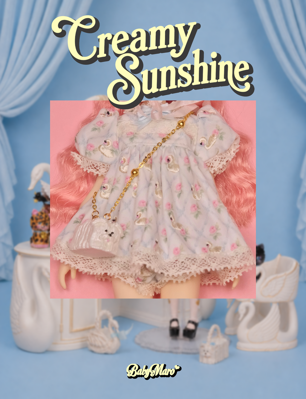July 19, 12:00 JST OPEN 🦢Creamy Sunshine🦢Cream Puppy Chain Bag Pre-Order Scheduled to ship by the end of November 2026.